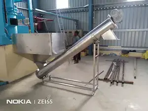 U-Trough screw conveyor manufactured in Chennai for South India clients