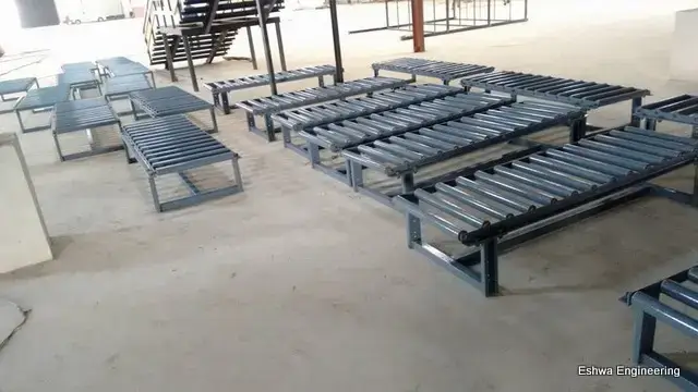 Gravity roller conveyor system for warehouses in Chennai and India